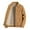 Yellow, variant on Winter Jackets for Men Cargo Collar Trend Casual Loose Suede Jacket Top Mens Coats Black M