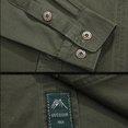thumbnail image 6 of Plus Size 8XL 10XL Shirt Men Long Sleeve Shirts Spring Autumn Military Blouse Big Size 10XL Cotton Shirt Outdoor Jacket Green, 6 of 6