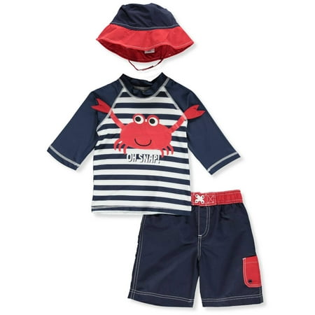 

Wippette Boys 2-Piece Swim Set with Hat