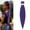 Plum 1pcs, variant on lanema Natural Look Purple Braided Hairpiece For Festivals Costume Party