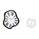 thumbnail image 5 of Reloj de pared,Reloj de pared interior nórdico con números romanos,Relojes distorsionados Reloj electrónico de lujo moderno,Acuario de escritorio,Pecera pequeña transparente,jarrón para, 5 of 8