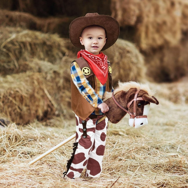 Boy Western Cowboy Style Kids Costume Set Cosplay Costume