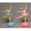 2 pc Ballerina w/ Rosebud Asst. Cake Adornments (2.5 inches)