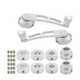 thumbnail image 1 of Decodeary 2 Pcs Manivelle de Fenêtre de Voiture Remplacement Levier Automobile Accessoires Argent, 1 of 6