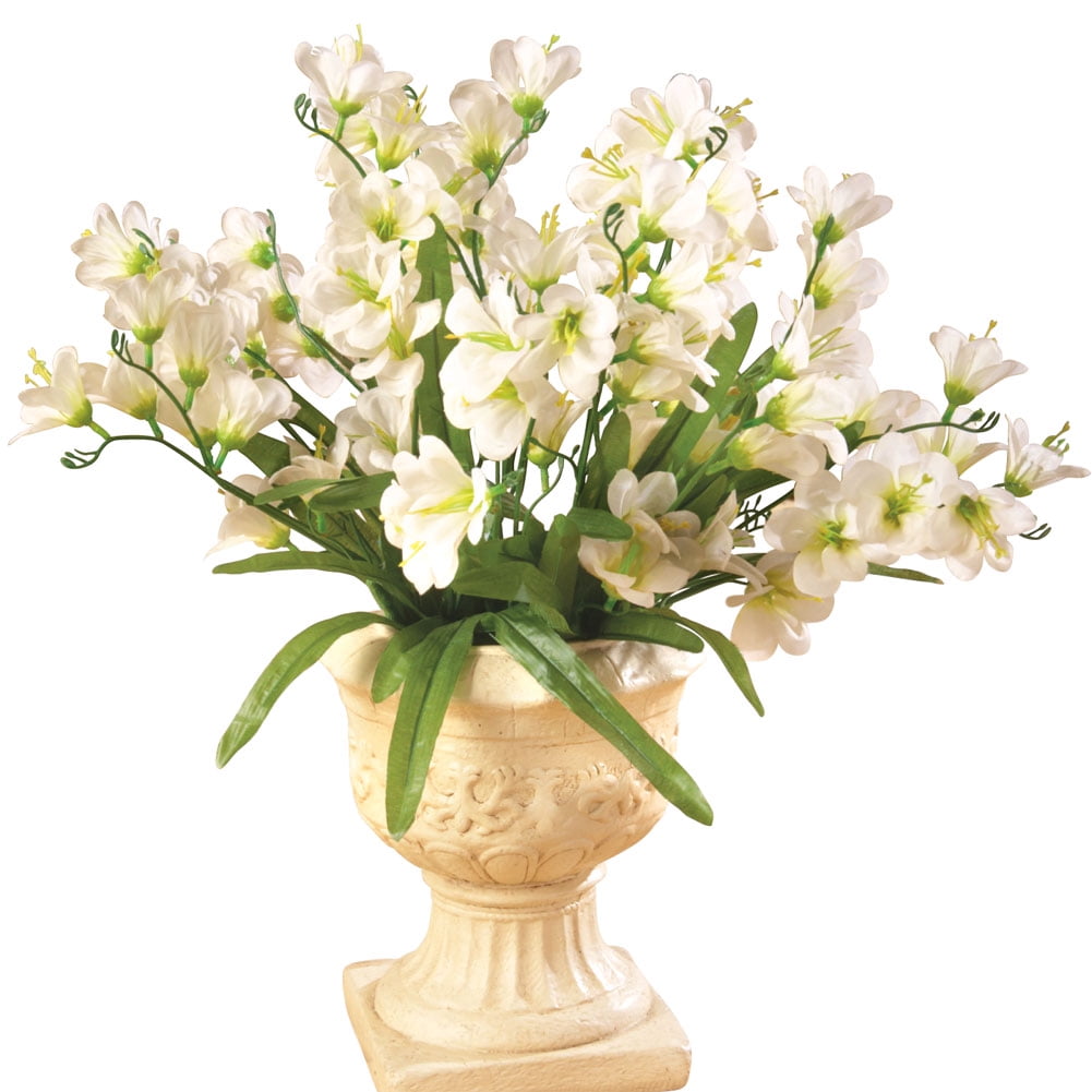 Collections Etc Tree Orchid Artificial Flower Arrangement Bouquet Bush