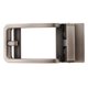 thumbnail image 2 of Hebilla de repuesto para cinturón de cuero con trinquete automático de metal sólido para hombre Gris claro negro, 2 of 7
