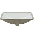 thumbnail image 3 of Novatto NP-U193902 Rectangular Undermount White Porcelain Sink with Overflow, 18 x 13-inches, 3 of 4