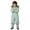 Light Green, variant on KAUOD Toddler Waterproof Snowsuits Outdoor Insulated One Piece Hooded Ski Suits Jumpsuits Kids Baby Multi Zipper Snow Suits