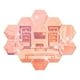 thumbnail image 1 of (12 piezas) pegatinas de espejo tridimensionales hexagonales acrílicas de 80x70x40 mm [espejo dorado rosa], 1 of 14