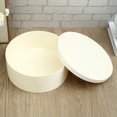 thumbnail image 4 of MasteelfCA Wooden Candy Box Unfinished Wooden Box Gift Box Candy Packaging Box Round Box Sundries Box, 4 of 9