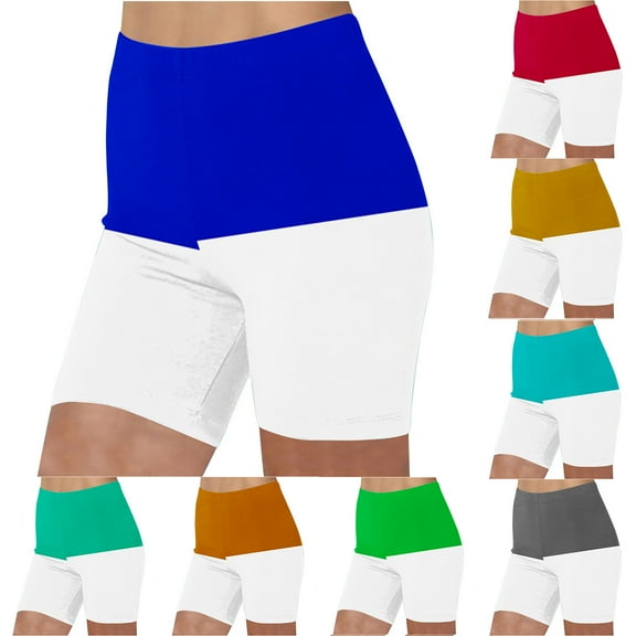 Mother's Day Gift POROPL Women Shorts Summer High Waist Stretch Casual Beach Shorts Print Bottom Short