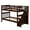 Espresso, variant on DreamBuck Bunk Beds Twin over Twin with Stairs, Wood Bunk Bed Frame with Storage and Guard Rail, Twin over Twin Bunk Bed, Twin Bunk Beds for Teens, Adults, Convertible to 2 Beds, Espresso