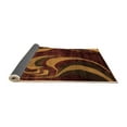 thumbnail image 2 of Ahgly Company Indoor Rectangle Abstract Orange Modern Area Rugs, 2' x 3', 2 of 4