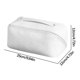thumbnail image 3 of Descuento Relámpago Solo para Ti, Bolsa de cosméticos de viaje de gran capacidad portátil para mujer, bolsa de maquillaje grande plana con asa y divisor Akmoler, 3 of 9