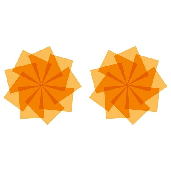 18Pcs Gel Light Filter Color Correction Colored Overlays Film Lighting Gel Filter for Film,Video,Photo,Stage (Orange)