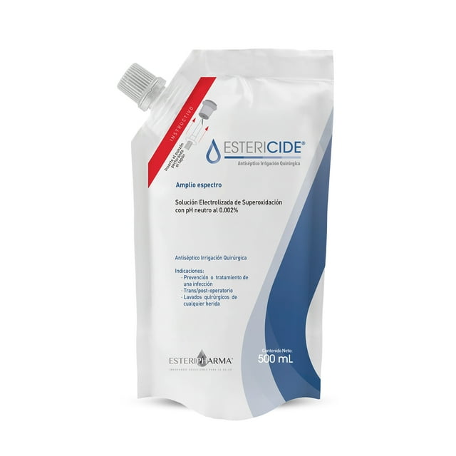 Estericide Antiséptico Irrigación Quirúrgica Bolsa 500ml