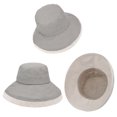 thumbnail image 4 of Tirrinia  Womens Wide Brim Bucket Hats UPF 50+ Outdoor Gardening Sun Caps Khaki, 4 of 7