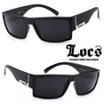 thumbnail image 5 of Sunglasses, Mens glasses Locs Black Cholo Flat Top Cholo Lowrider Sunglasses, 5 of 5
