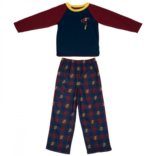 DC Comics The Flash Ensemble de Pyjama 2 Pcs à Manches Longues - Taille 4