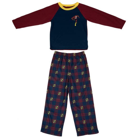 DC Comics The Flash Ensemble de Pyjama 2 Pcs à Manches Longues - Taille 4
