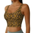 thumbnail image 2 of Fotbe Snake Skin Pattern Womens' Sports Bra Longline Wirefree Padded with Medium Support Sports Moisture-Wicking Workou Vest,Tank Top-X-Large, 2 of 9