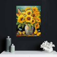 thumbnail image 4 of JRXY  Sunflowers Canvas Wall Art Prints Yellow Flowers Home Wall Decor for Bedroom Living Room Farmhouse Floral Wall Art Pictures 12x16 in, 4 of 4