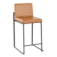 thumbnail image 4 of LumiSource Fuji High Back 26" Fixed-Height Barstool - Set of 2, 4 of 6