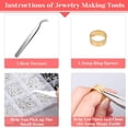 thumbnail image 4 of Kit para hacer aretes, kit de suministros para aretes que incluye ganchos para aretes, anillos de salto, postes para aretes y herramientas para hacer aretes, 4 of 5