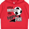 thumbnail image 3 of Inktastic Little Brother and Biggest Fan Soccer Player Toddler Hoodie, 3 of 4