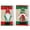 green, variant on Christmas Refrigerator Handle Covers - Festive Kitchen Decor, Stretchable Polyester Protector for Refrigerator Handles, Universal Fit for Most Appliances, Reusable Holiday Decoration