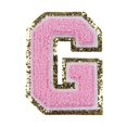 thumbnail image 2 of 1Pc Pink Alphabet A to Z Patches, Iron on Sew on Letters for Clothing, Hats, Shoes, Backpacks, Handbags, Jeans, Jackets etc., 2 of 2