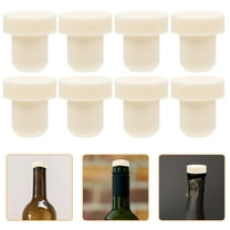 HEATSHAKING Bottle Stopper Beige For Wine Bottle 10Pcs 1.1X1.1X1.2In