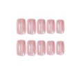 thumbnail image 2 of Press On Nails Medium - Soft Gel Almond Press On Nails, Opaque Reusable Stick On Nails, Supremely Fit Natural Fake Nail, 2 of 5