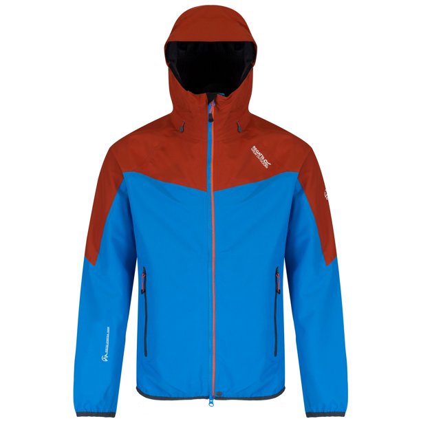 Regatta Great Outdoors - Chaqueta ligera impermeable modelo Imber II para hombre (Azul Hidro/Teca) Regatta UTRG2474_hydroblueburnttikka