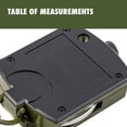 thumbnail image 6 of Ozark Trail Military Style Green Compass with Durable Metal Body for Nighttime Use, 6 of 15