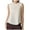 Beige, variant on AherBiu Workout Tops for Women Cutout Slit Back Crewneck Lightweight Quick-Dry Yoga Tank Top Athletic Shirts