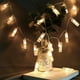 thumbnail image 5 of Cadena de luces LED con clip para fotos, color blanco cálido, 20 unidades, con mando a distancia y estuche de pilas para decoración, 5 of 8