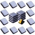 thumbnail image 1 of Deslizadores para muebles, 20 deslizadores para muebles de teflón autoadhesivos cuadrados adecuados para pisos lisos y alfombras (Cuadrado, 30 * 30 mm) brillar Electrónica, 1 of 4