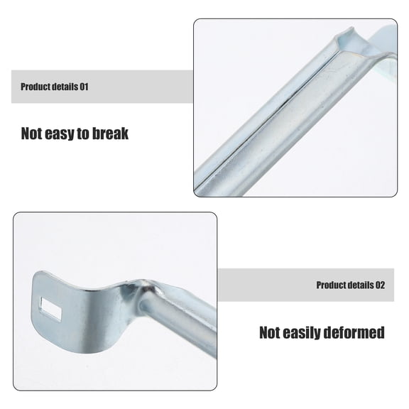 OFFIGAM 2-Pack Zinc Alloy Metal Garage Door Pull Handles Finish Smooth Replacement