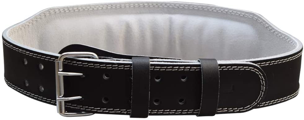100% Genuine Leather 4 Wide Heavy-Duty Dual Prong Powerlifting Belt –  Victor Fitness