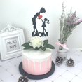 thumbnail image 2 of 1 set /I love mom Cake Topper Glitter Paper Cupcake Topper Flags For Mother's Day Birthday Baby Shower Cake Decorations Supplies Gao Jinjia LED, 2 of 2