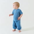 thumbnail image 2 of WELOIJEVBE Boys Summer Clothes Casual Summer Active Short Sleeve Performance Tops and Shorts for Boy Clothes Boys 6-9 Months, 2 of 4