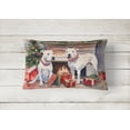 thumbnail image 4 of Carolines Treasures DAC1225PW1216 16 x 12 in. Unisex White Pit Bull Terrier Christmas Fabric Decorative Pillow, 4 of 4