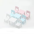 thumbnail image 5 of 3 Pcs Kids Table Chair Simulation Furniture Mini Chair Toy Children Desk Chair Set Furniture Model Chair Model Toy, 5 of 5