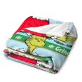 thumbnail image 3 of Manta de tela de superficie vertical súper suave de varios tamaños de Grinch, acogedora y cálida, adecuada para cama, sofá, campamento, viajes, para todas las estaciones, liviana y compacta de 30 x, 3 of 8