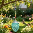 thumbnail image 4 of Comedero y Bebedero de Vidrio para Pájaros, Ideal para Jardín Exterior. Comedero para Colibríes Hecho a Mano con Diseño Colgante, Fácil de Limpiar y Resistente a La Decoloración., 4 of 6