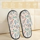 thumbnail image 2 of Balery Cute Tennis Racket Pantuflas de Casa de Felpa Silenciosas con Diseño Estampado, Zapatillas Cómodas Antideslizantes de Algodón para Interior-Medium, 2 of 8