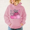 thumbnail image 2 of Sudadera con capucha de manga larga informal con personalidad de moda para hombres y mujeres con capucha y concienciación sobre el cáncer de mama en octubre, 2 of 4