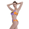 thumbnail image 6 of Picia Yellow Lemon And Orange Women's High Waisted Bikini Scoop Neck Swimsuit Two Pieces Bathing Suit-Medium, 6 of 8