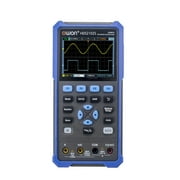 OWON HDS2102S 3 in 1 Handheld Digital Oscilloscope Multimeter Waveform Generator 100MHz 500MSas Dual Channels Oscilloscope True RMS 20000 Counts Multi Tester 3.5-inch Color LCD Rechargeable
